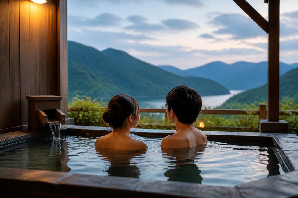 カップルにおすすめの露天風呂付き温泉宿はどこ？