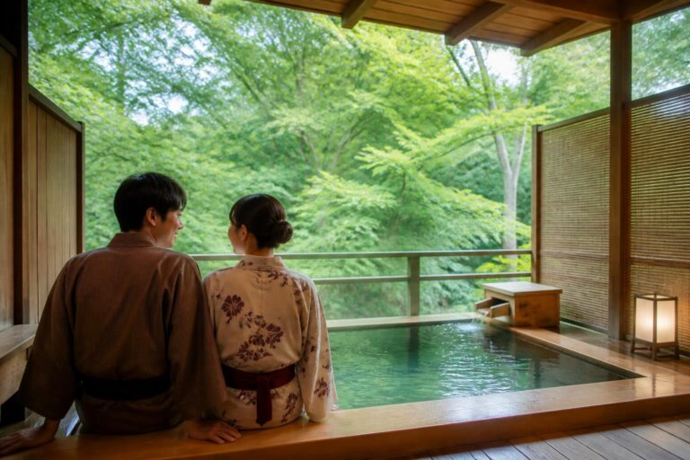 露天風呂付き温泉宿でカップルが連泊するならどこがおすすめ？