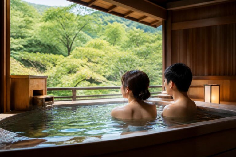 温泉宿で朝食付きのカップル向けプランはある？